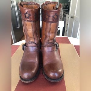 150 anniversary edition brown leather Frye boots size 8